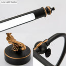 GobekUsa Modern Black Tubular Vanity Lighting - 19"/25" W LED Metal Wall Sconce Light for Bathroom in Warm/White Light