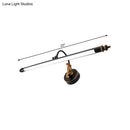 GobekUsa Modern Black Tubular Vanity Lighting - 19"/25" W LED Metal Wall Sconce Light for Bathroom in Warm/White Light