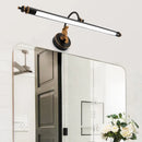GobekUsa Modern Black Tubular Vanity Lighting - 19"/25" W LED Metal Wall Sconce Light for Bathroom in Warm/White Light