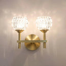 GobekUsa Modern Black and Gold Wall Light with Clear Dimpled Glass for Living Room