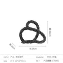 GobekUsa Golden Knot Chain Ring Geometric Decorative Figurine - Resin Home Decor Accessory
