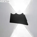 GobekUsa Modern Black Trapezoid LED Wall Sconce Light for Bedroom with Warm/White Lighting