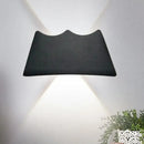 GobekUsa Modern Black Trapezoid LED Wall Sconce Light for Bedroom with Warm/White Lighting