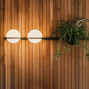 GobekUsa Art Deco White Acrylic Ball Wall Lights with 3-Mode Dimming