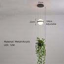 GobekUsa Art Deco White Acrylic Ball Wall Lights with 3-Mode Dimming