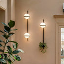 GobekUsa Art Deco White Acrylic Ball Wall Lights with 3-Mode Dimming