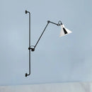 GobekUsa Modern 1-Head Sconce Lighting with Metal Shade - Red/Yellow Conical Wall Mount Lamp for Bedside