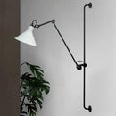 GobekUsa Modern 1-Head Sconce Lighting with Metal Shade - Red/Yellow Conical Wall Mount Lamp for Bedside