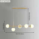 GobekUsa Linear Island Pendant Light with Modern Minimalist Design and Glass Shade for Dining Table - Stylish and Functional