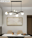 GobekUsa Linear Island Pendant Light with Modern Minimalist Design and Glass Shade for Dining Table - Stylish and Functional