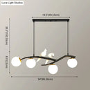 GobekUsa Linear Island Pendant Light with Modern Minimalist Design and Glass Shade for Dining Table - Stylish and Functional