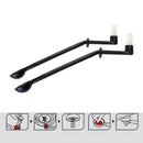 Modern black and white coffee machine brush kitchen cleaning tool by Decorbites