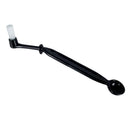Modern black and white coffee machine brush kitchen cleaning tool by Decorbites
