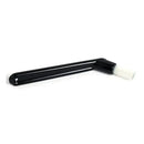 Modern black and white coffee machine brush kitchen cleaning tool by Decorbites