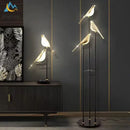 GobekUsa Crow LED Floor Lamp - Nordic Minimalist Magpie Bird Table Light