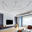GobekUsa Designer Arc Line Restaurant Lighting Chandelier