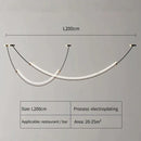 GobekUsa Designer Arc Line Restaurant Lighting Chandelier