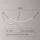 GobekUsa Designer Arc Line Restaurant Lighting Chandelier