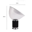 GobekUsa Glass Radar Shade LED Desk Lamp for Bedroom & Living Room Lighting