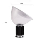 GobekUsa Glass Radar Shade LED Desk Lamp for Bedroom & Living Room Lighting