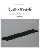 GobekUsa Modern Black and White Wall-Mounted Organizer Shelf