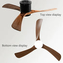 GobekUsa 46In LED Ceiling Fan Light with Control for Household Bedrooms