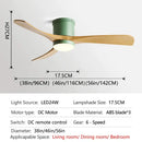 GobekUsa 46In LED Ceiling Fan Light with Control for Household Bedrooms