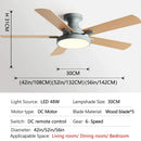 GobekUsa 56" Low Floor Ceiling Fan Light | Indoor Living Room Chandelier | Modern Design