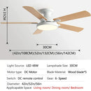 GobekUsa 56" Low Floor Ceiling Fan Light | Indoor Living Room Chandelier | Modern Design