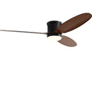 GobekUsa Black DC Ceiling Fan Light with Remote Control and LED Chandelier