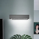 GobekUsa Rotatable LED Sconce Lamp: Modern Aluminum Wall Mounted Lighting in Warm/White Light - Black/White-Wood Finish
