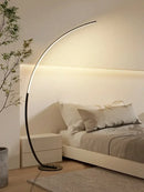 GobekUsa Arc RGB LED Corner Floor Lamp for Dining Living Room Decor