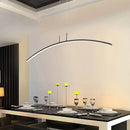 GobekUsa Modern Arched LED Pendant Light - Acrylic Dining Room Island Lighting