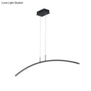 GobekUsa Modern Arched LED Pendant Light - Acrylic Dining Room Island Lighting