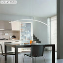 GobekUsa Modern Arched LED Pendant Light - Acrylic Dining Room Island Lighting
