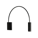 GobekUsa Modern Arched LED Wall Mount Light for Living Room, Metallic Wall Lighting Fixture