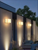 GobekUsa Art Deco Marble Cube LED Wall Light