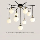 GobekUsa Art Glass Ball Molecule Chandelier for Living Room, Children's Room, Study & Home Decor