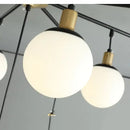 GobekUsa Art Glass Ball Molecule Chandelier for Living Room, Children's Room, Study & Home Decor