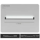 GobekUsa Black Bar Linear Wall Light for Living and Dining Room Lighting