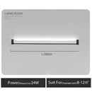 GobekUsa Black Bar Linear Wall Light for Living and Dining Room Lighting