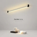 GobekUsa Black Bar Linear Wall Light for Living and Dining Room Lighting