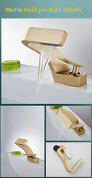 GobekUsa Modern Black Bathroom Sink Faucet