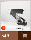 GobekUsa Modern Black Bathroom Sink Faucet