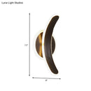 GobekUsa Minimalist Black Bend LED Wall Sconce - Acrylic Wall Mounted Lamp in White/Warm Light