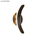 GobekUsa Minimalist Black Bend LED Wall Sconce - Acrylic Wall Mounted Lamp in White/Warm Light