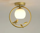 GobekUsa Bird Ceiling Light Fixture for Corridor Entrance, Cloakroom, Bar, Balcony