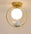GobekUsa Bird Ceiling Light Fixture for Corridor Entrance, Cloakroom, Bar, Balcony