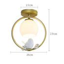 GobekUsa Bird Ceiling Light Fixture for Corridor Entrance, Cloakroom, Bar, Balcony