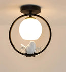 GobekUsa Bird Ceiling Light Fixture for Corridor Entrance, Cloakroom, Bar, Balcony